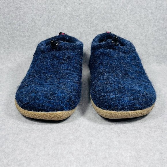 Giesswein Virgin Wool Vent Bluescuff Slippers EU 41 Womens 10 Mens 8 - Picture 4 of 16